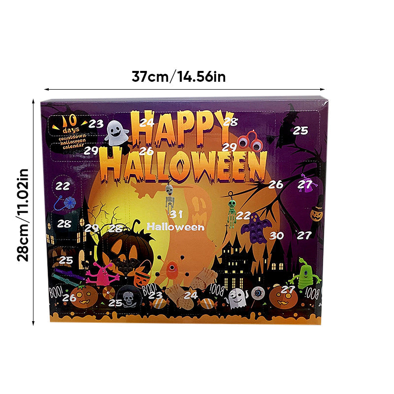 Happy Halloween Countdown Fidget Sensory Toy Advent Calendar