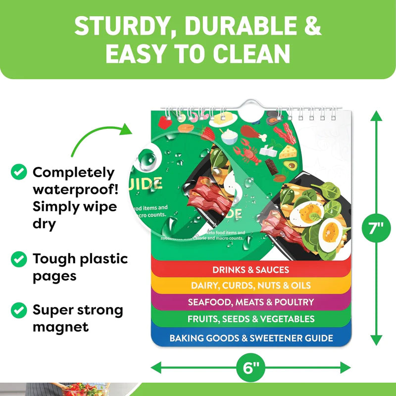 🔥LAST DAY 49% OFF-Air Fryer Cheat Sheet Magnets Cooking Guide Booklet