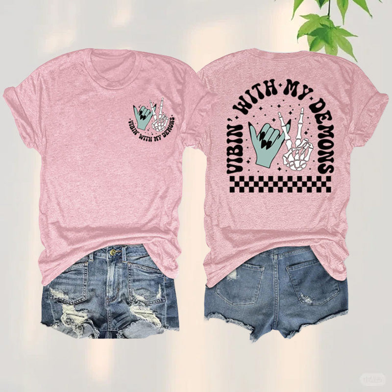 Gothic Graphic Halloween Tee