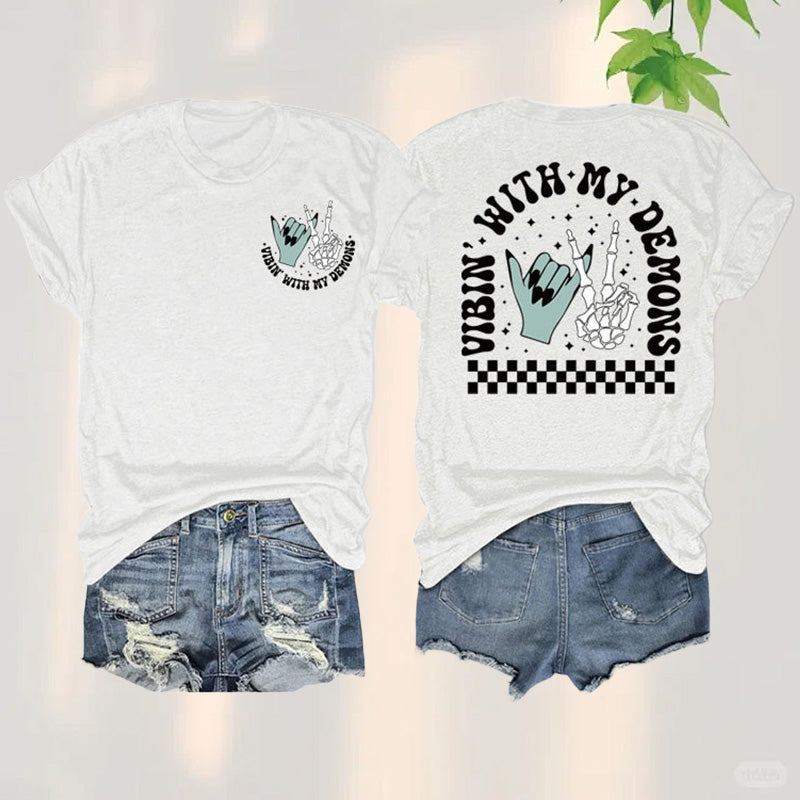 Gothic Graphic Halloween Tee