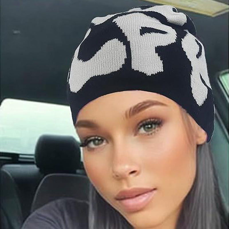 Hip Hop Lettering Knitted Hat