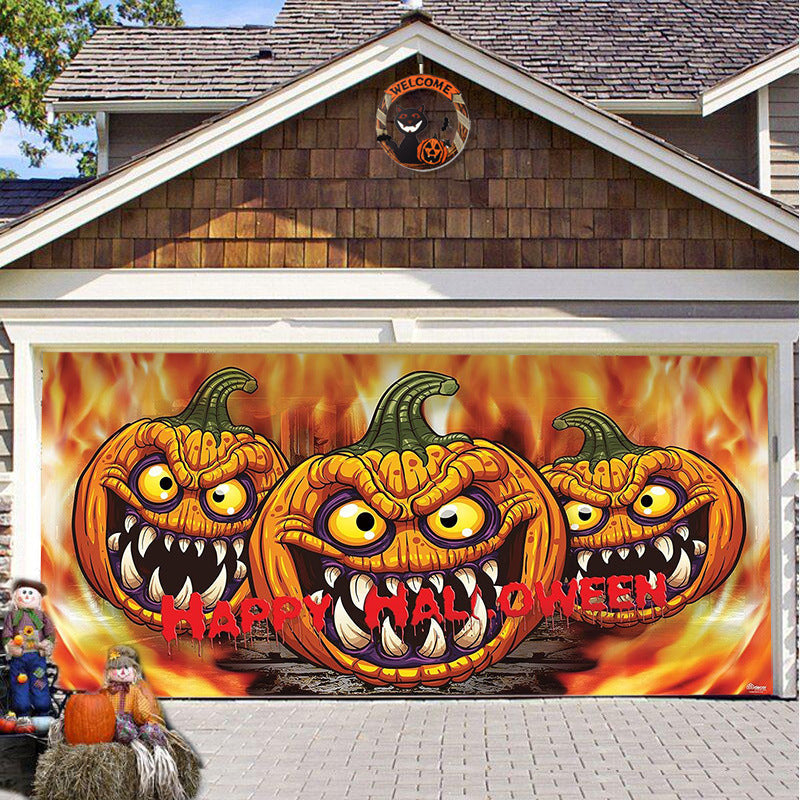Halloween 2023 Garage Door Decoration