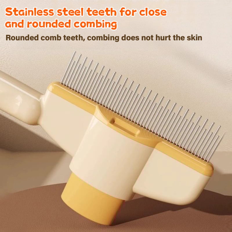 Self-Cleaning Pet Grooming Brush