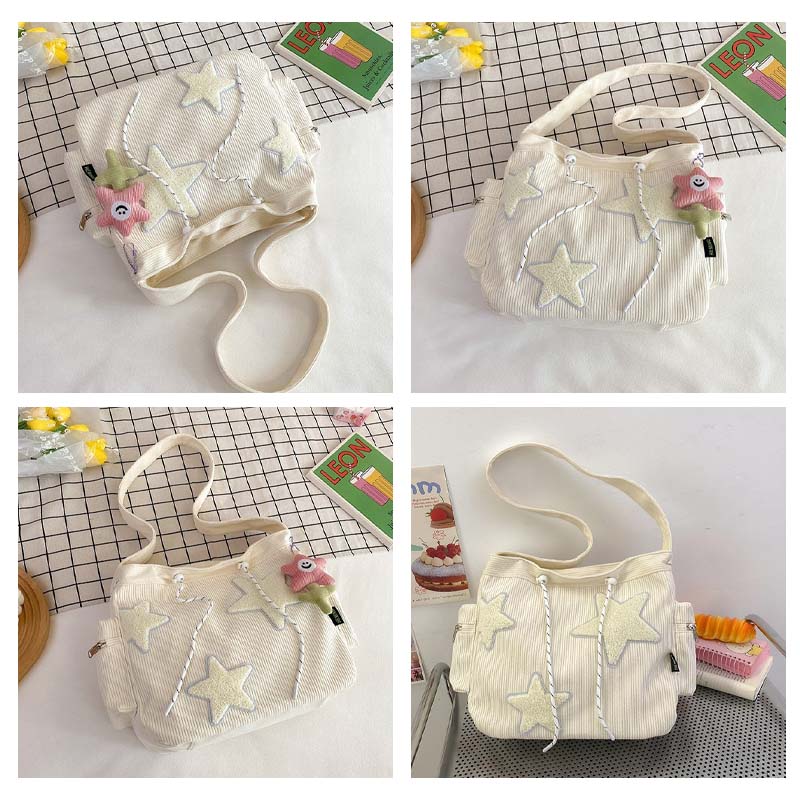 Star Pattern Cute Tote Bag