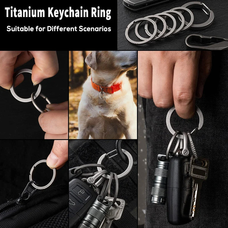 Round Carabiner Keychain Clip
