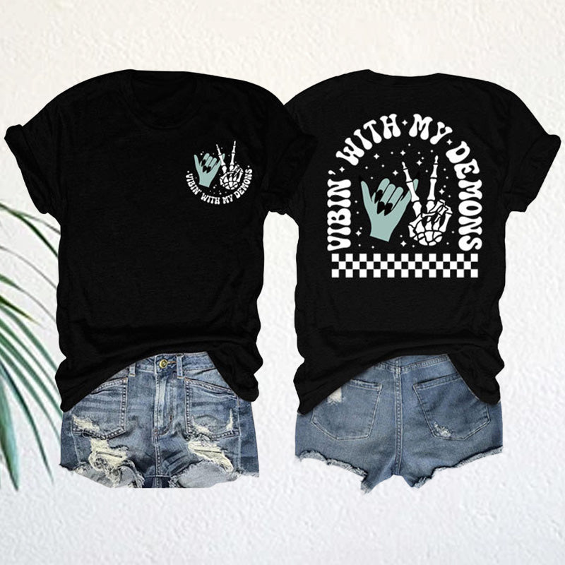 Gothic Graphic Halloween Tee