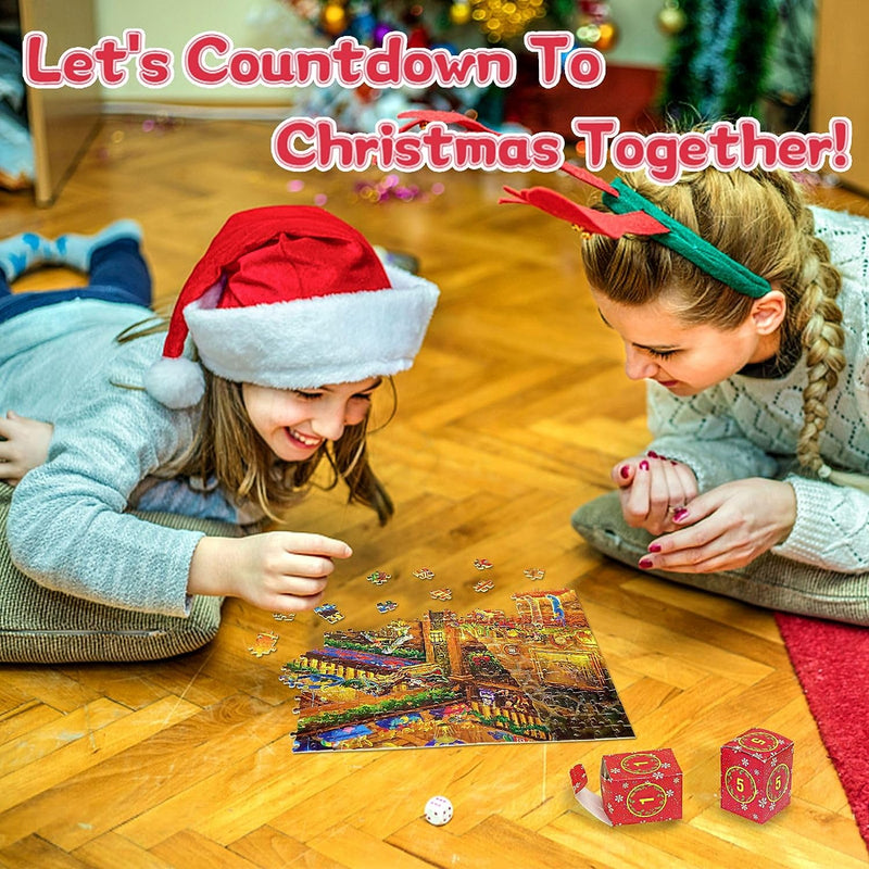 Christmas Advent Calendar Jigsaw Puzzle 1000pcs