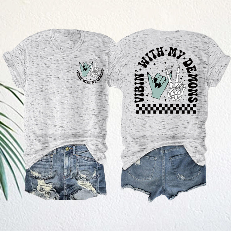 Gothic Graphic Halloween Tee