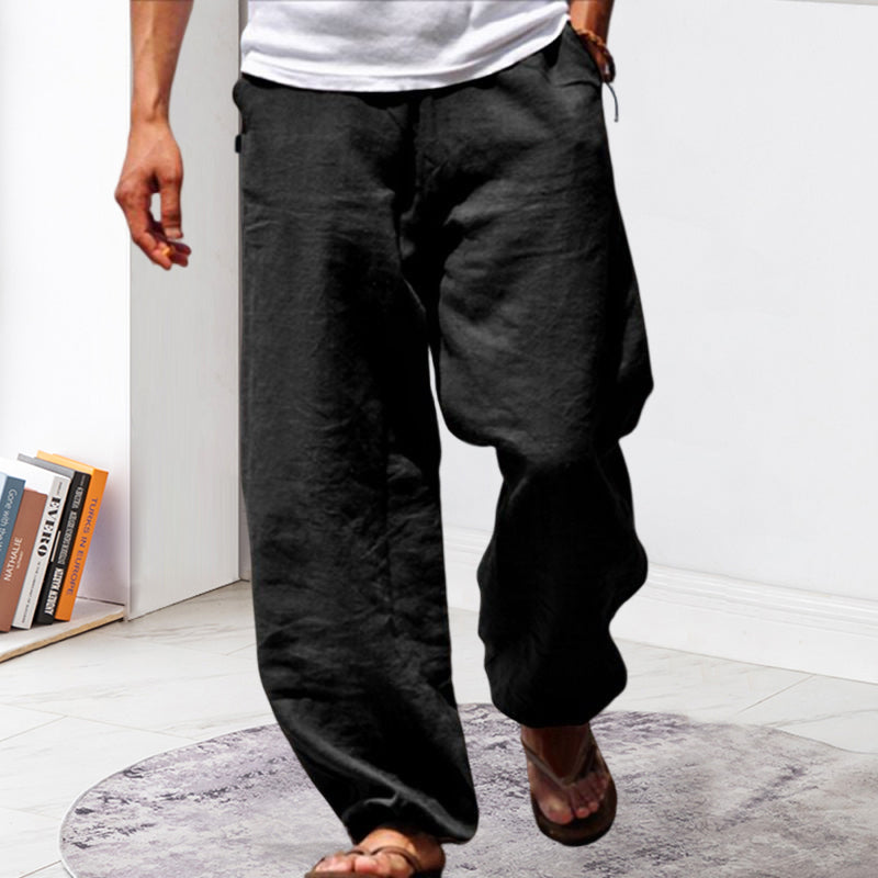Mens Summer Beach Loose Pants