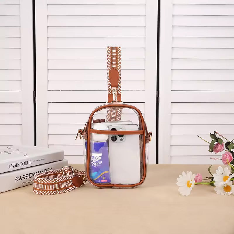 Transparent PVC Shoulder Bag