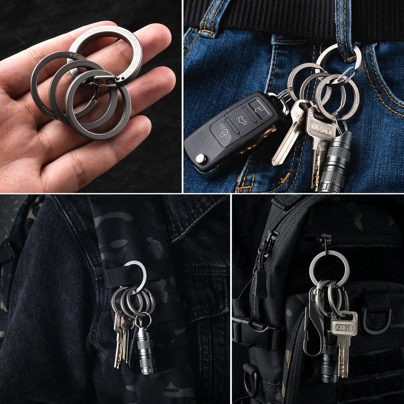 Round Carabiner Keychain Clip
