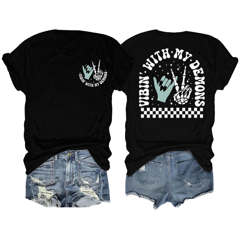 Gothic Graphic Halloween Tee