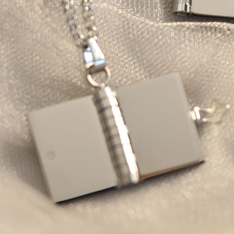 Openable Book Necklace