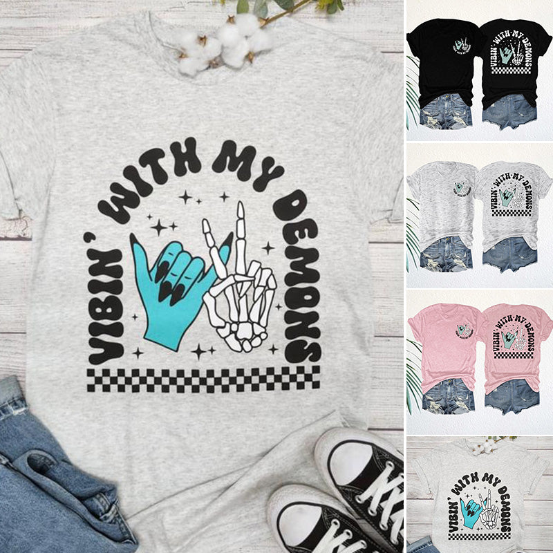 Gothic Graphic Halloween Tee