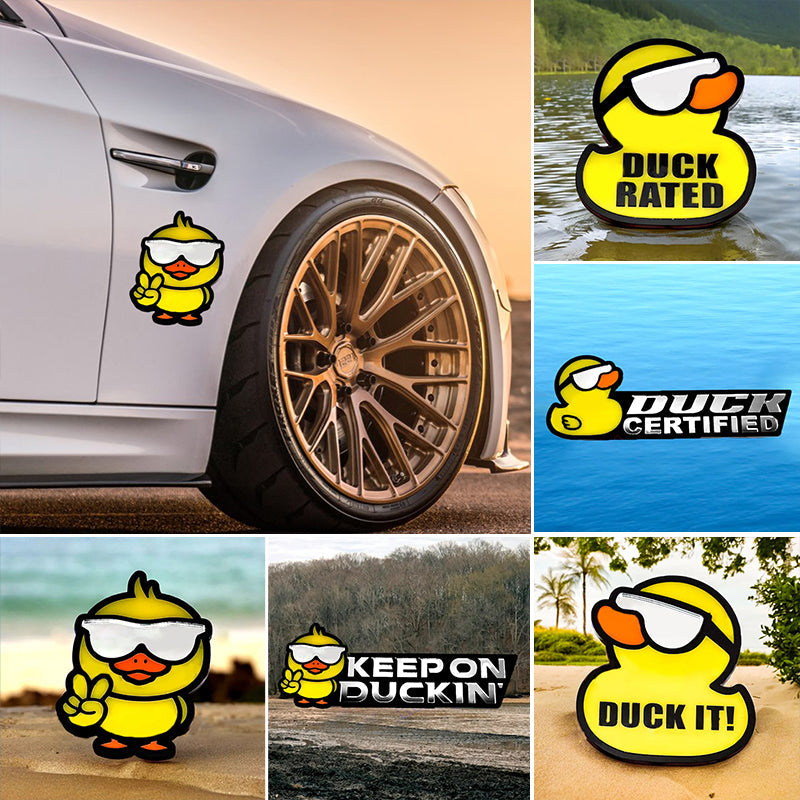Funny Duck Car Truck Badge