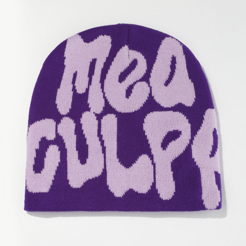 Hip Hop Lettering Knitted Hat
