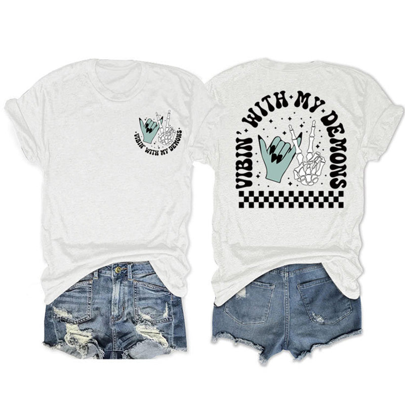 Gothic Graphic Halloween Tee