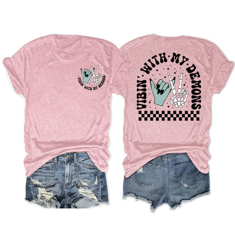 Gothic Graphic Halloween Tee