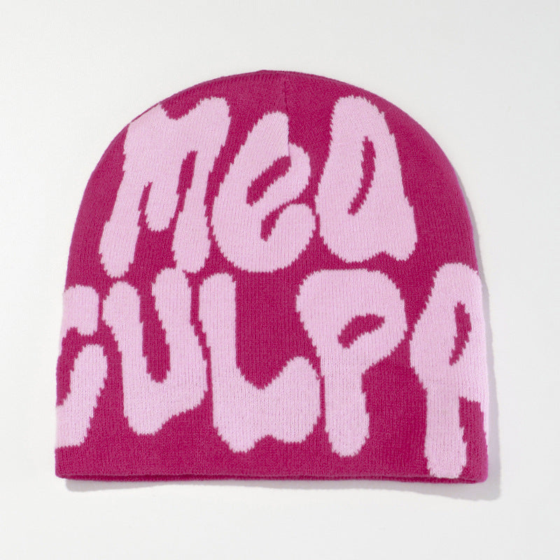 Hip Hop Lettering Knitted Hat