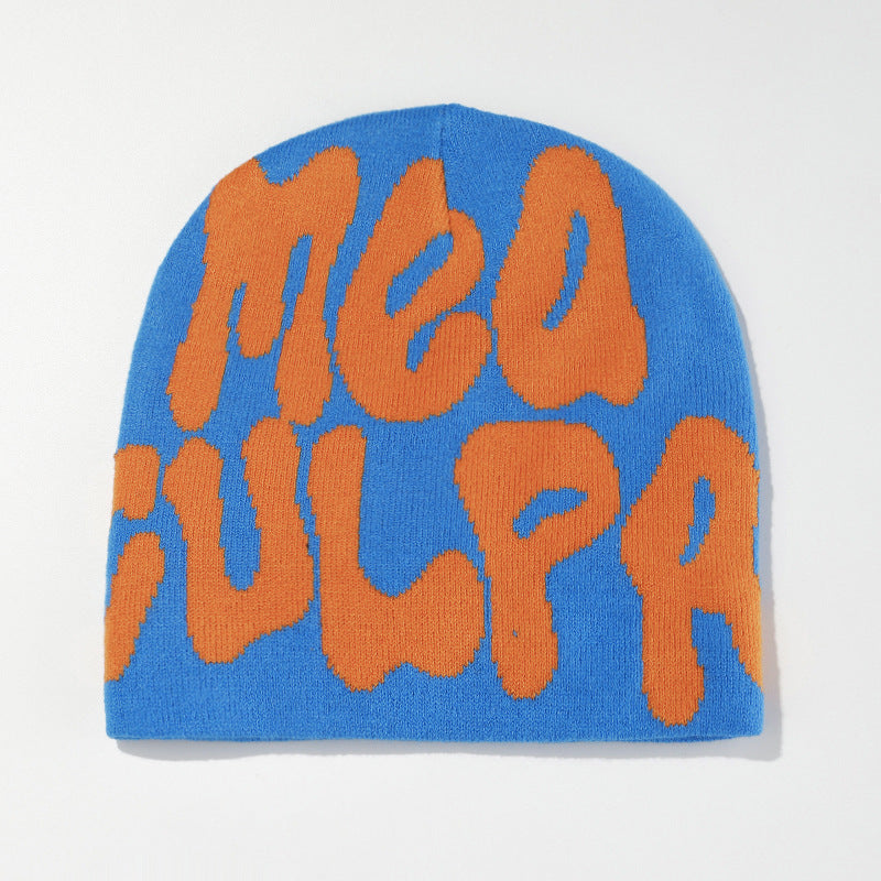 Hip Hop Lettering Knitted Hat