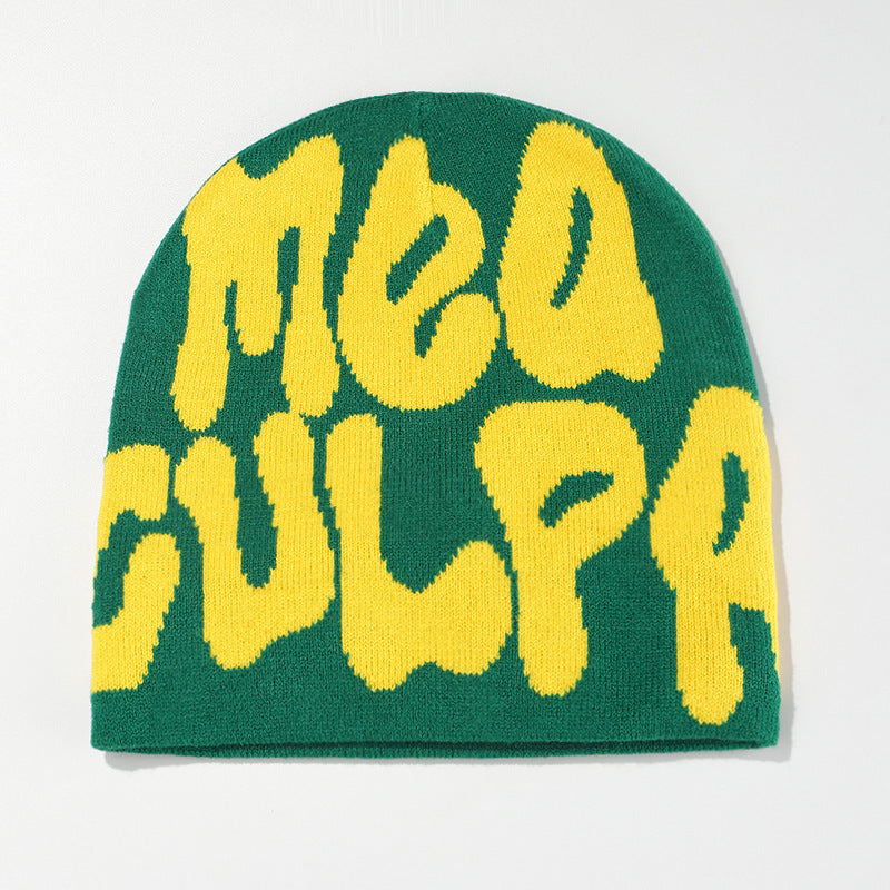 Hip Hop Lettering Knitted Hat