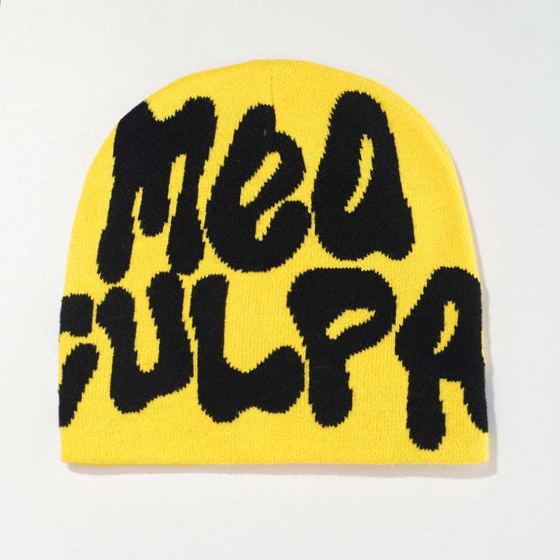 Hip Hop Lettering Knitted Hat