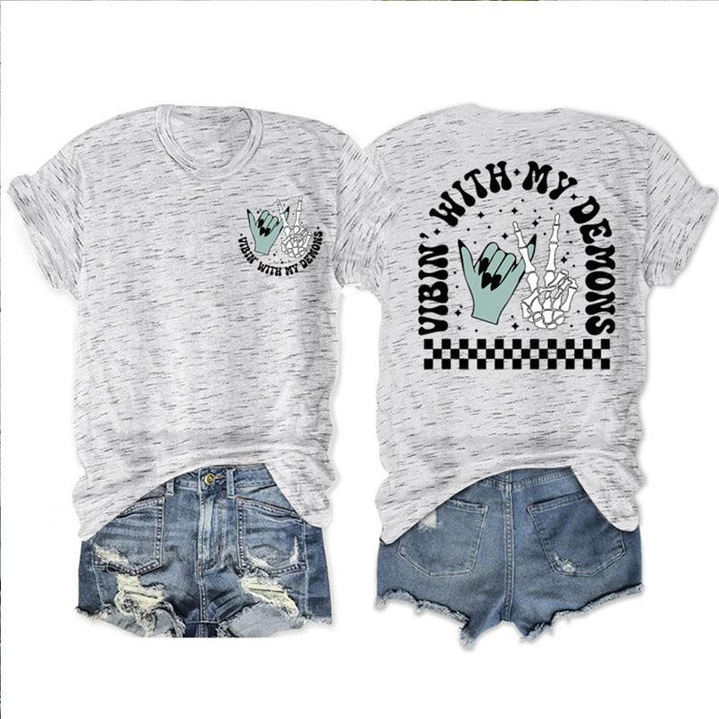 Gothic Graphic Halloween Tee