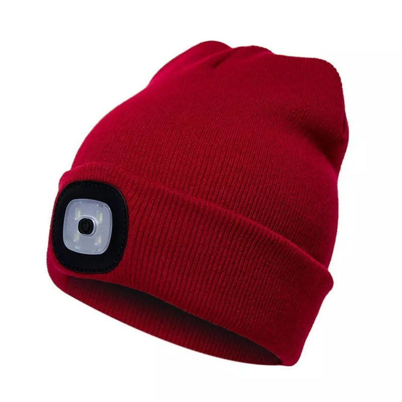 LED Knitted Winter Beanie Hat