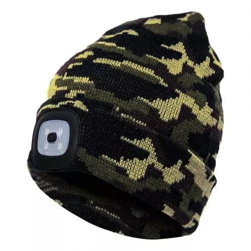 LED Knitted Winter Beanie Hat