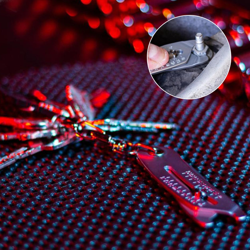 Thread Size Checker Keychain