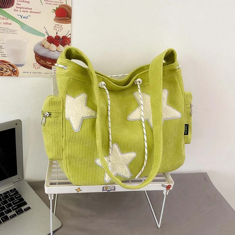 Star Pattern Cute Tote Bag