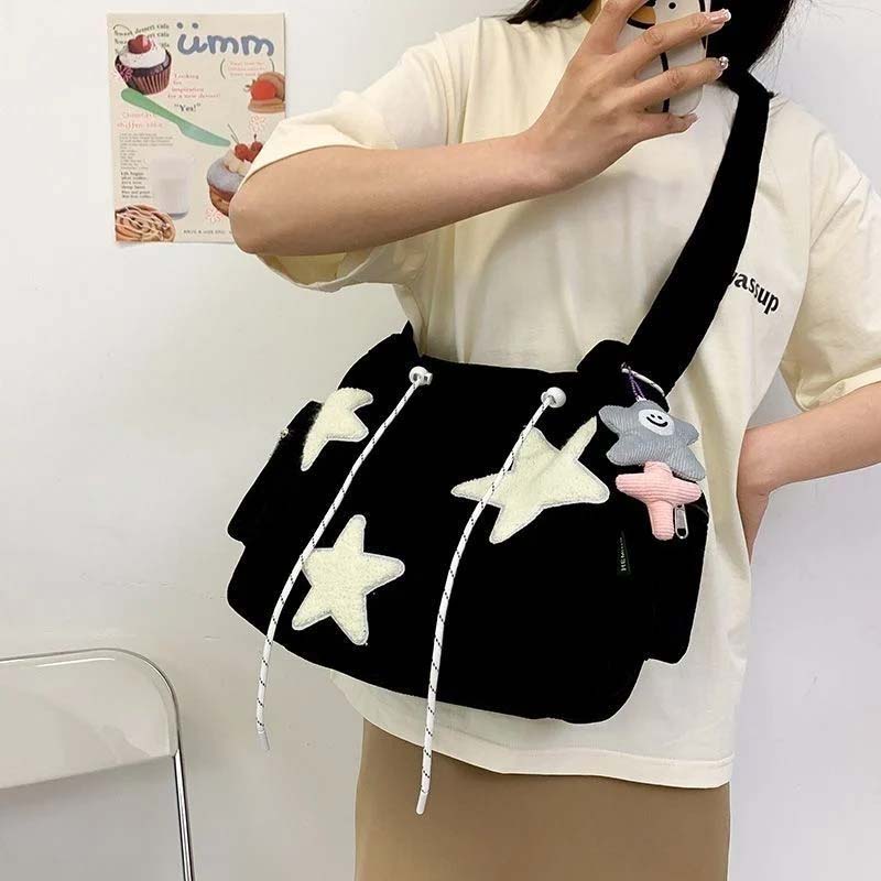 Star Pattern Cute Tote Bag