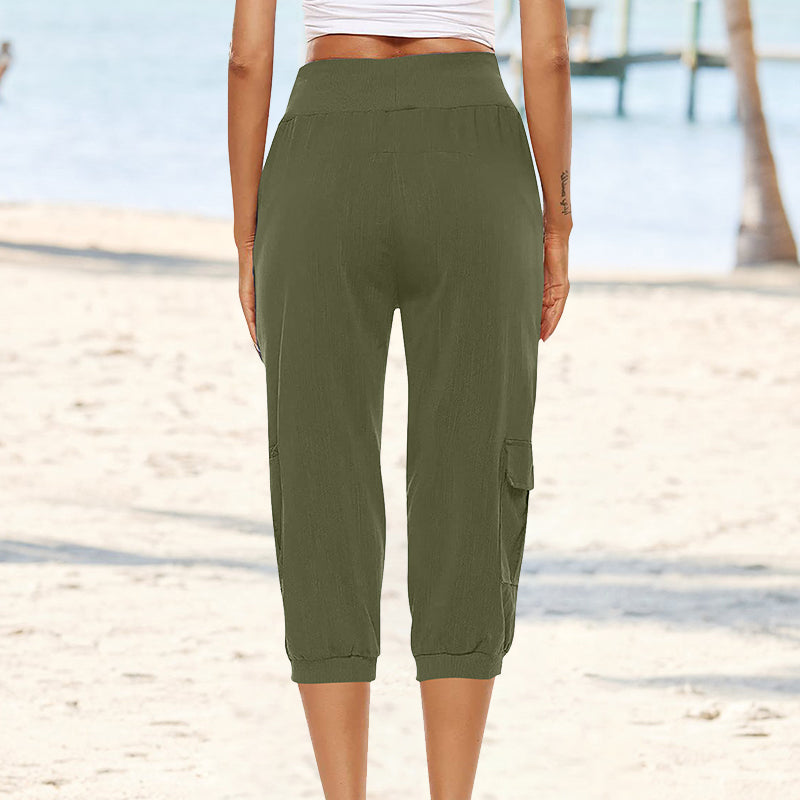 Women's Drawstring Cargo Pants