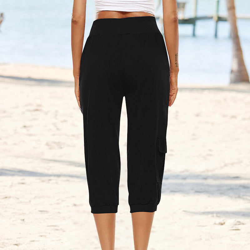 Women's Drawstring Cargo Pants