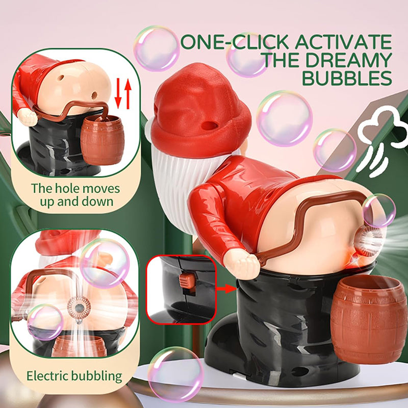 Funny Santa Bubble Blowing Machine