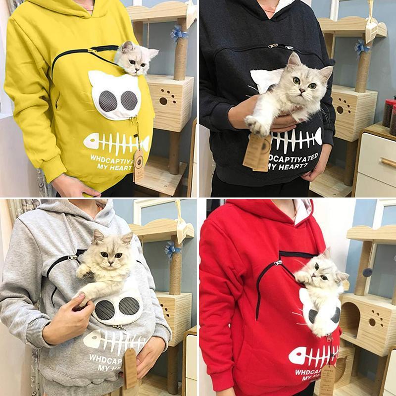 Animal Pouch Sweatshirt Hoodie