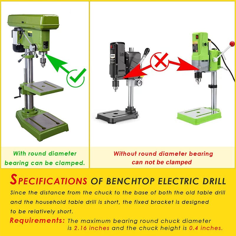 Square Hole Drill Bit Adapter