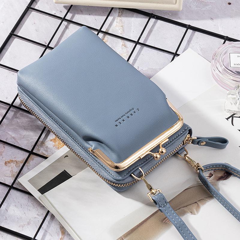 New Fashion Women Phone Bag Solid Crossbody Bag