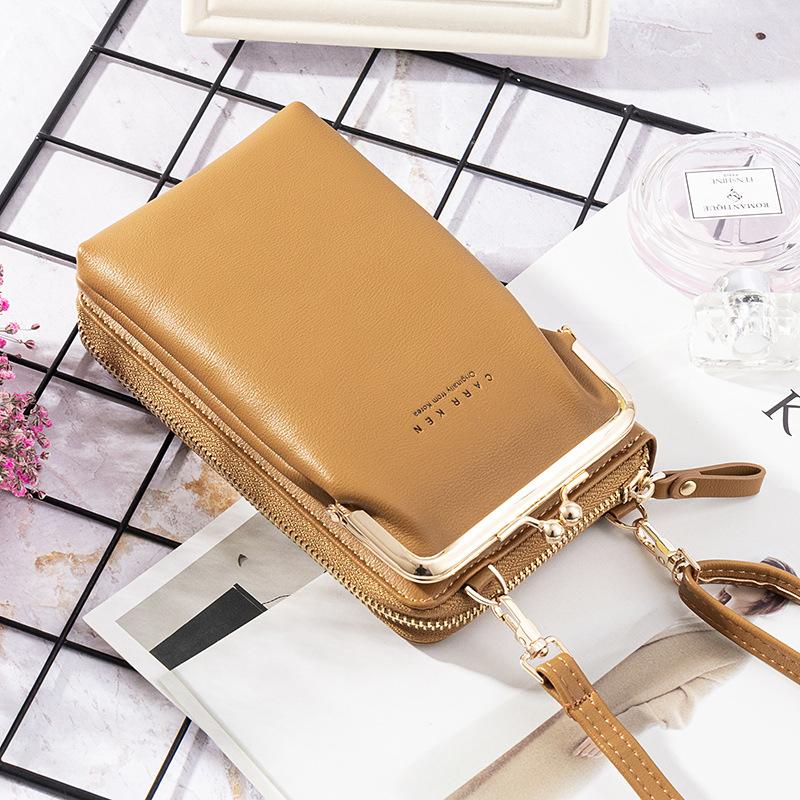 New Fashion Women Phone Bag Solid Crossbody Bag