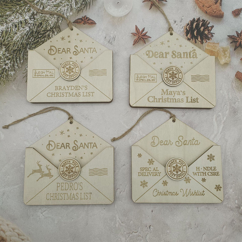 Engraved Wooden Ornament