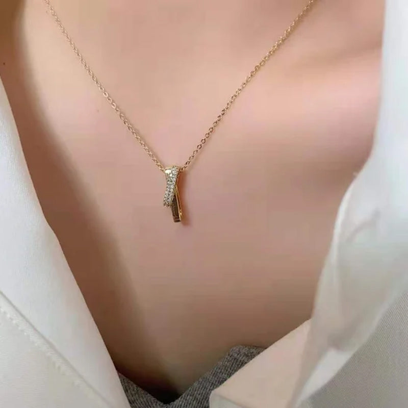 Special Bond Rectangle Interlocking Necklace