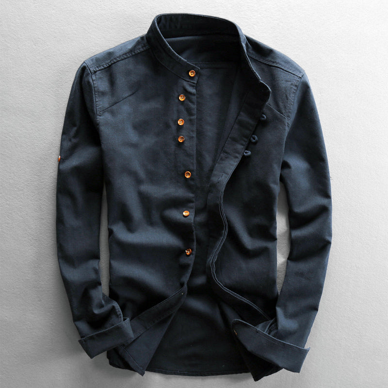 Men's Casual Linen Shirt
