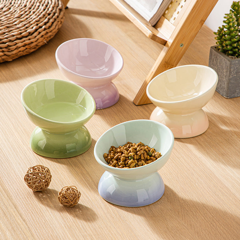 Ceramic Elevated Pet Food Bowls