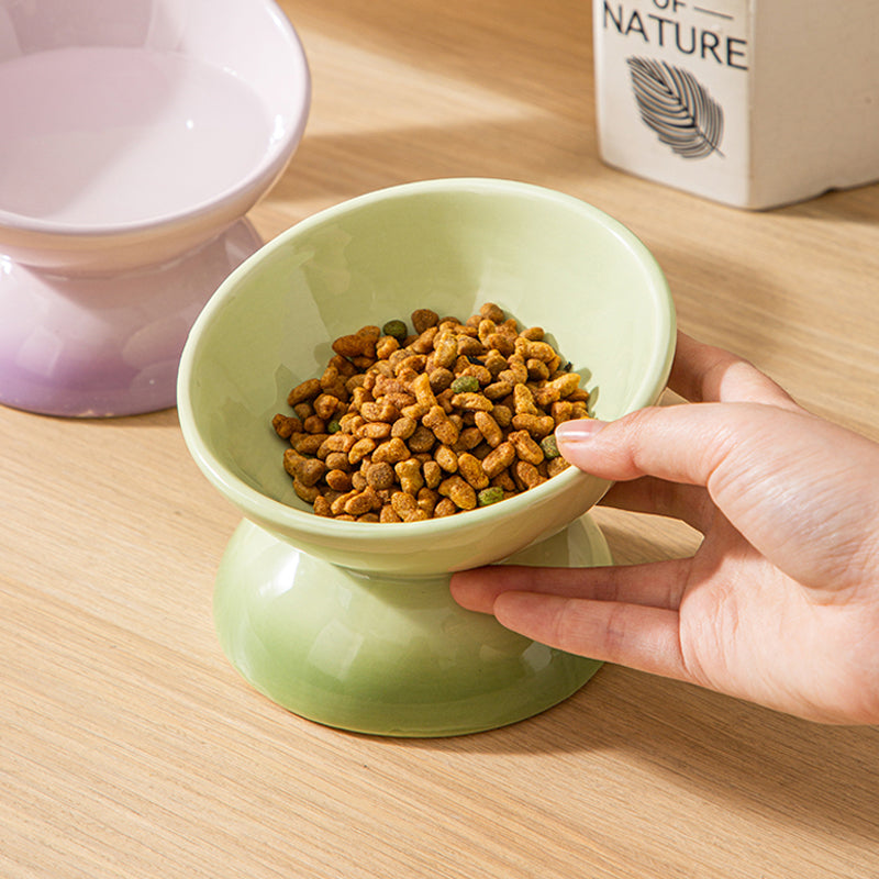 Ceramic Elevated Pet Food Bowls
