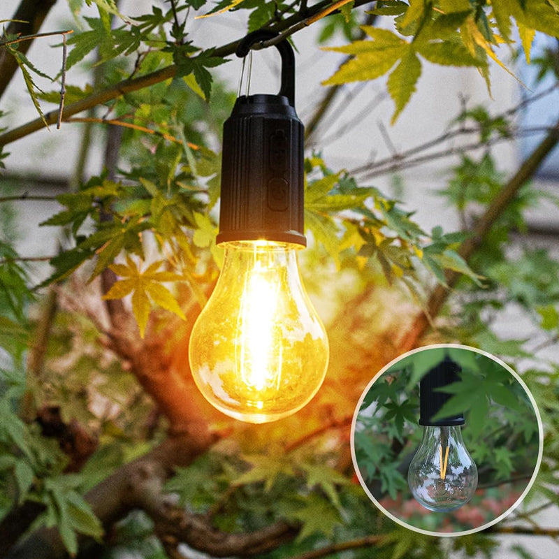 2023 New Outdoor Camping Hanging Type-C Charging Retro Bulb Light