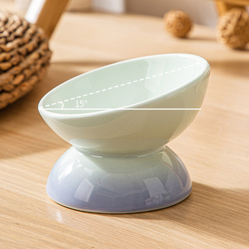 Ceramic Elevated Pet Food Bowls