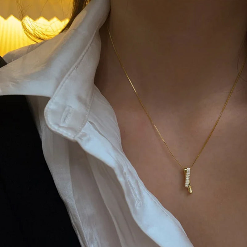 Special Bond Rectangle Interlocking Necklace