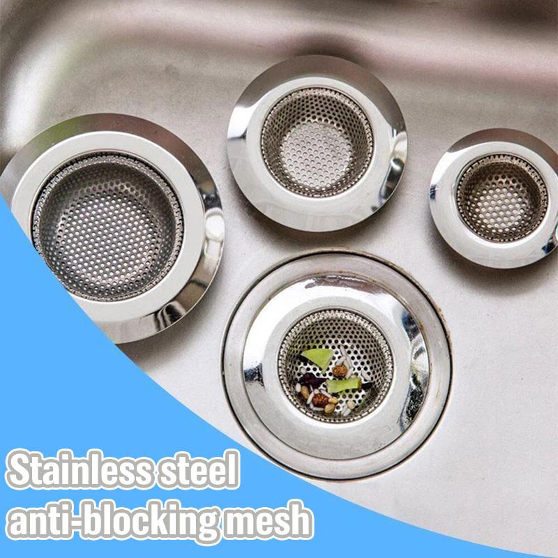 Kitchen Stainless Steel Sink Filters (3 Pieces)