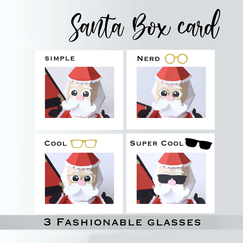 3D Santa Claus Prank Pop-up Box Card