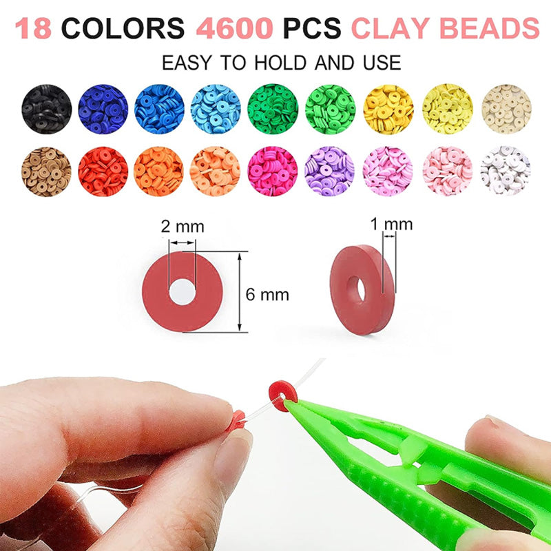 Clay Beads Bracelet Making Kit